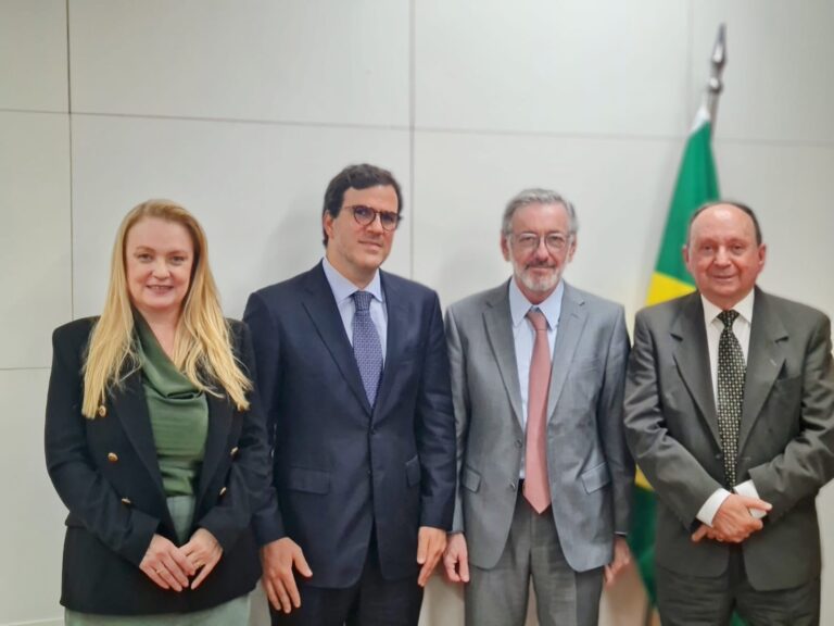 Representates da FIERN e da Indústria Salineira durante reunião em Brasília. Foto: Ascom/FIERN.